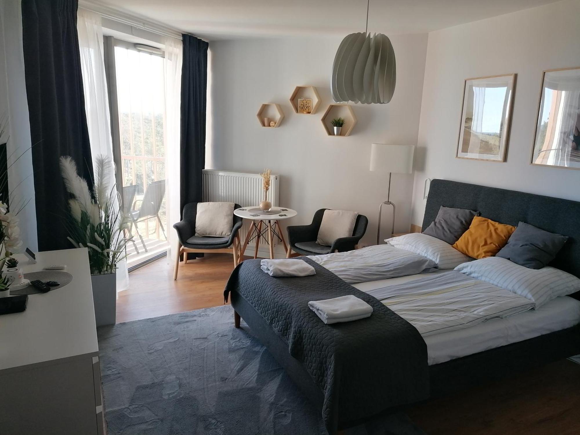 Pinea Apartament Z Widokiem Na Morze Z Basenem I Spa Przy Plazy Pobierowo Exteriör bild